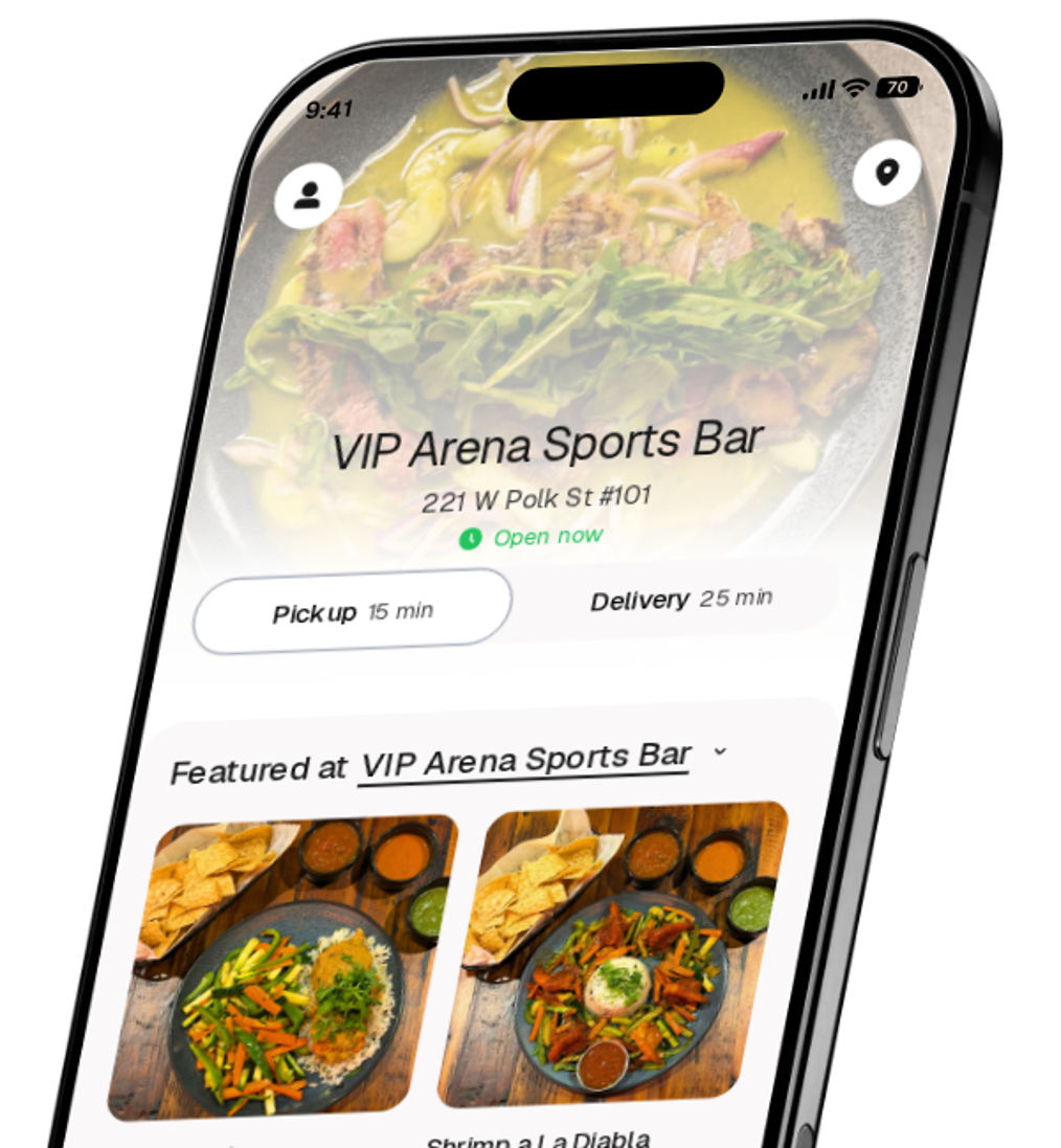 VIP Arena Sports Bar app preview